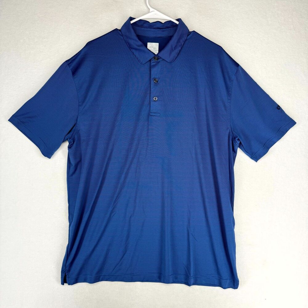 Callaway Opti-Dri Mens‎ Performance Moisture Wicking Golf Polo Striped Size XL